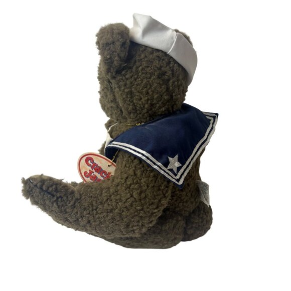 Cracker Jack VTG Sailor Teddy Bear North American Bear 1991 Stuffed Plush 11” - Picture 8 of 11